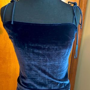 Abercrombie Midnight Blue Velvet Tank